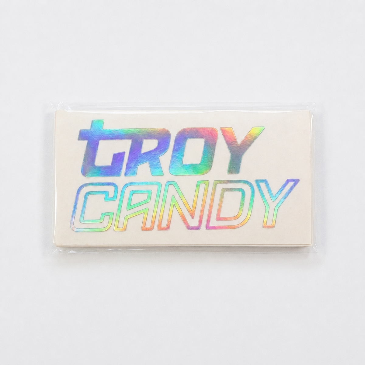 Signature Holographic Troy Candy Stickers - 3 Pack