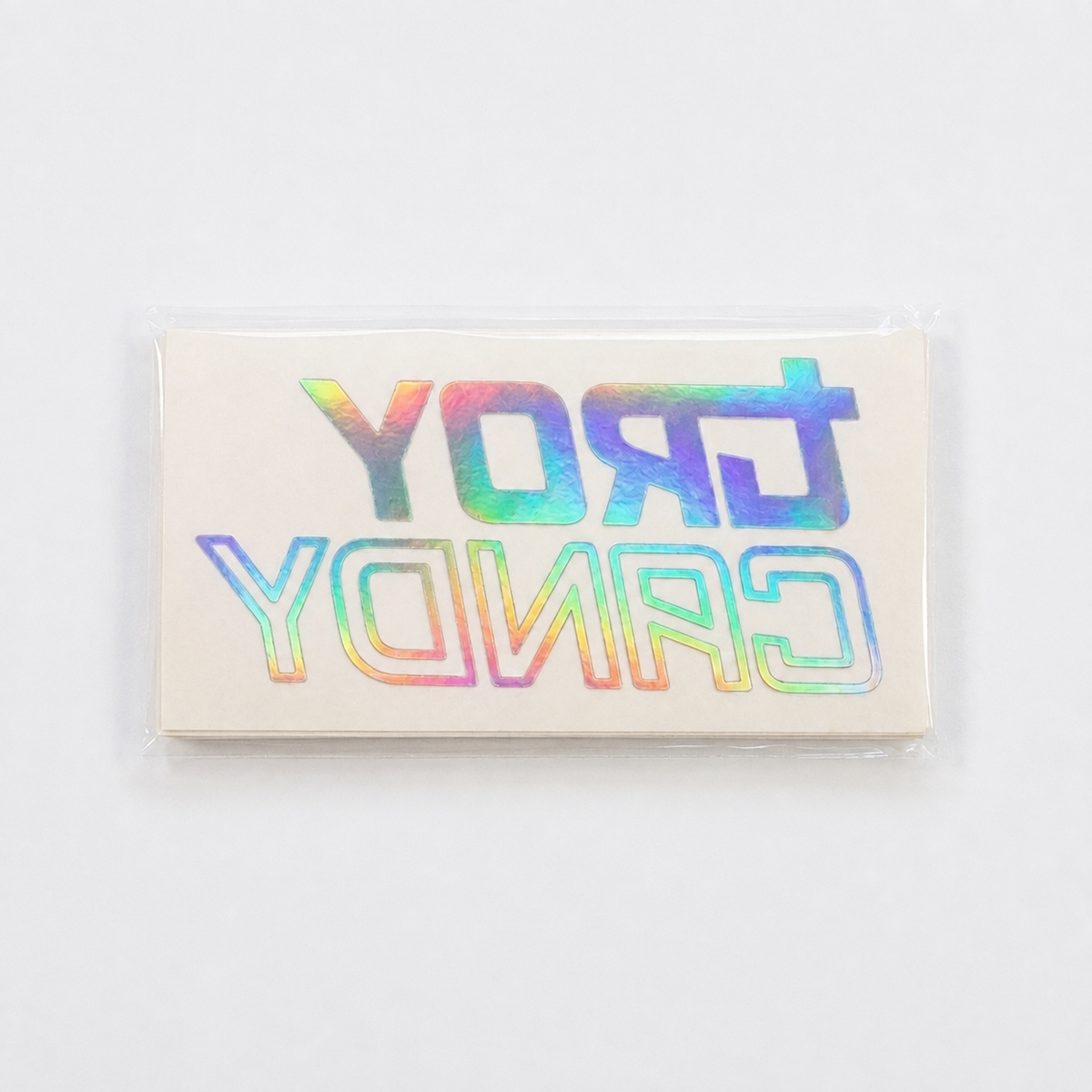 Signature Holographic Troy Candy Stickers - 3 Pack